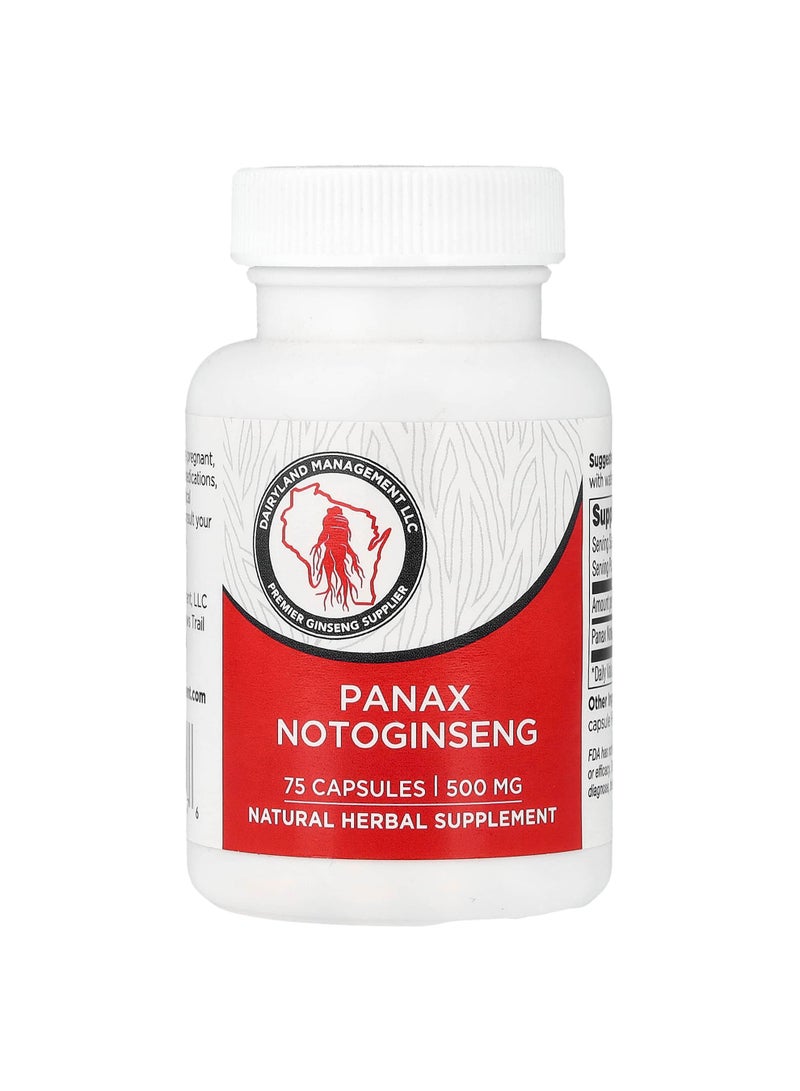 Panax Notoginseng, 500 mg, 75 Capsules